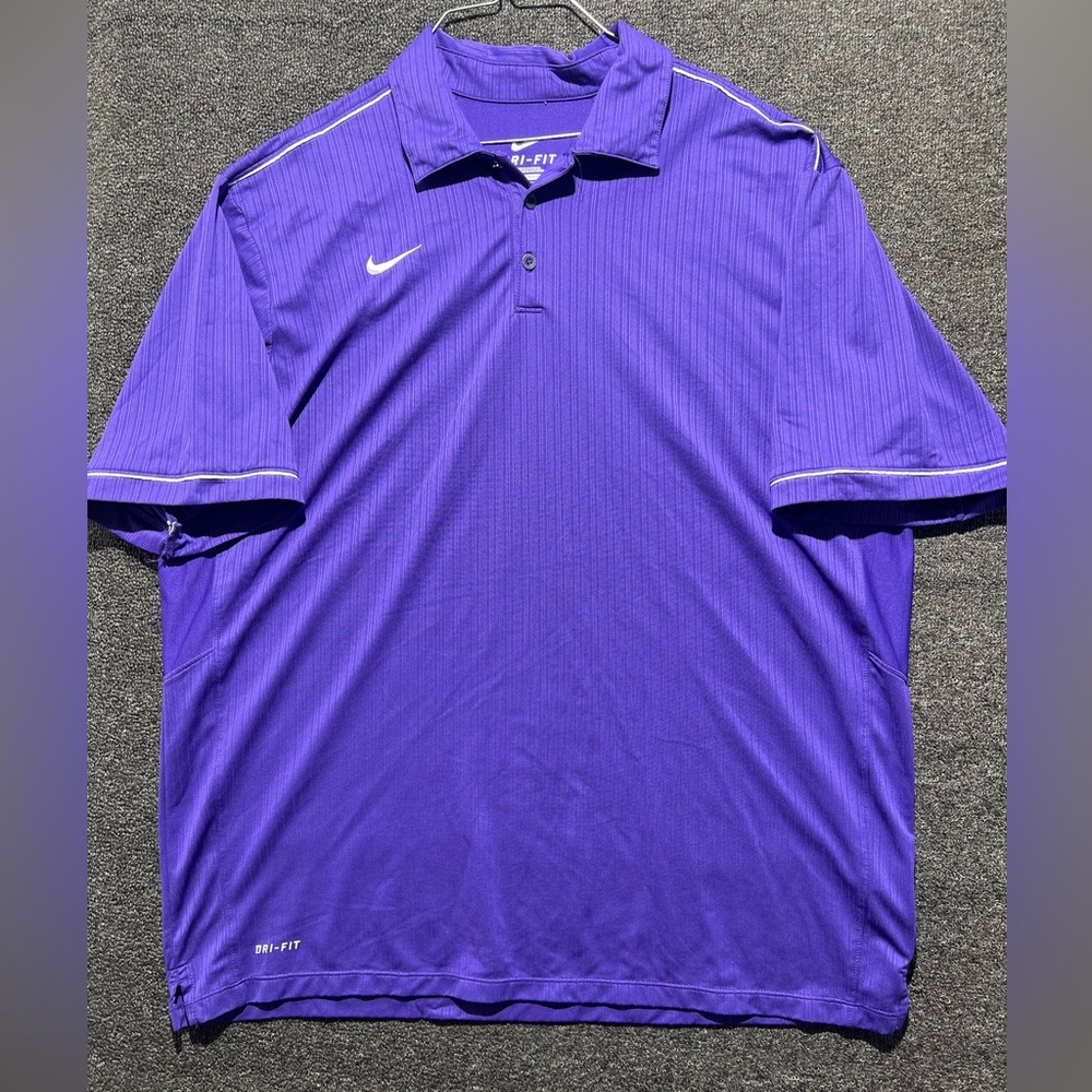 Nike Men's Vibrant Purple Polo Shirt